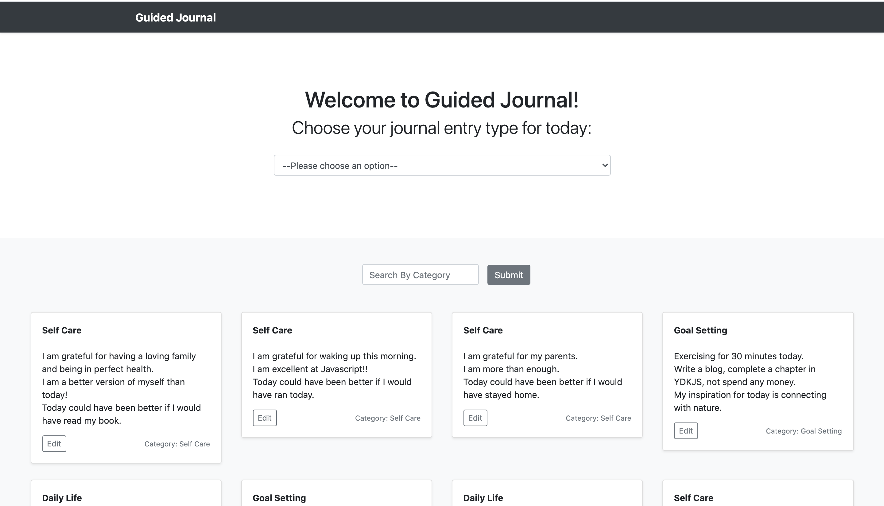 Guided Journal